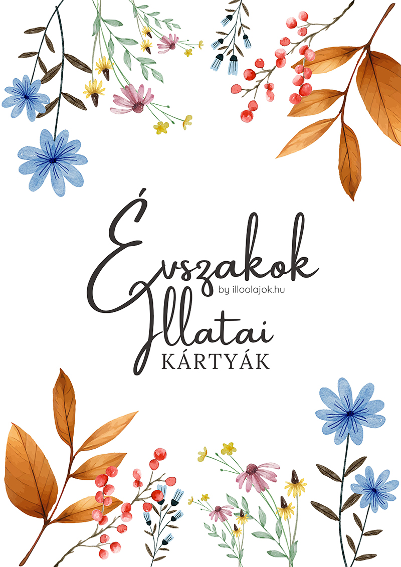 Évszakok Illatai kártyák